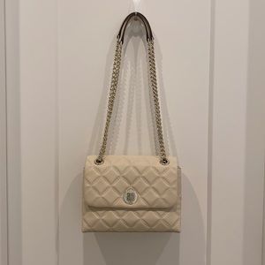 Kate Spade Cream Small Flap Chain Purse
